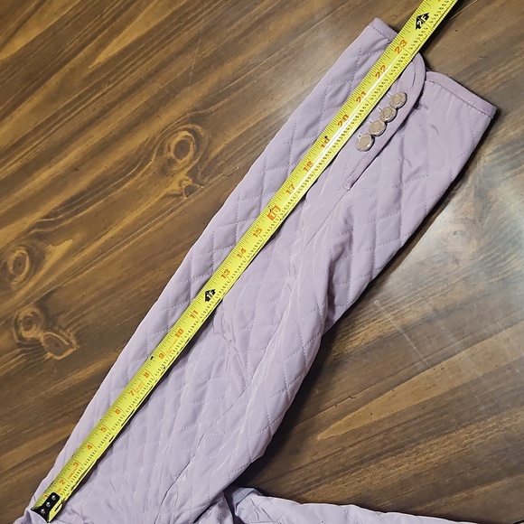 Talbots Lavender Quilted Puffer Jacket - Picture 4 of 8